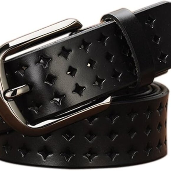 Leather Belts for Women, Soft Leather Women\'s Belts with Pin Buckle main image 9